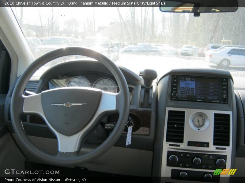 Dark Titanium Metallic / Medium Slate Gray/Light Shale 2010 Chrysler Town & Country LX