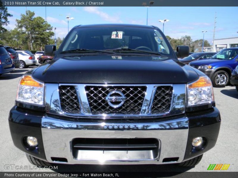 Galaxy Black / Charcoal 2010 Nissan Titan SE Crew Cab