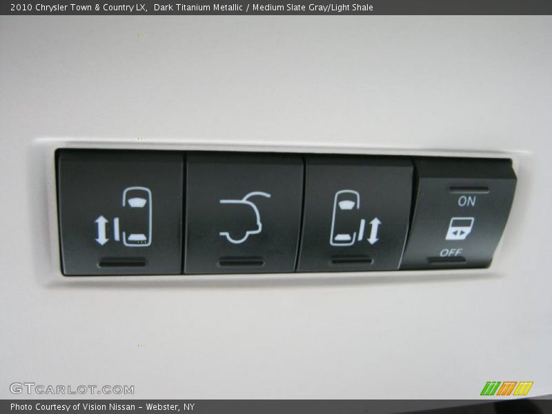 Dark Titanium Metallic / Medium Slate Gray/Light Shale 2010 Chrysler Town & Country LX