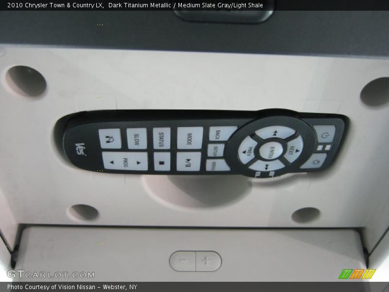 Dark Titanium Metallic / Medium Slate Gray/Light Shale 2010 Chrysler Town & Country LX