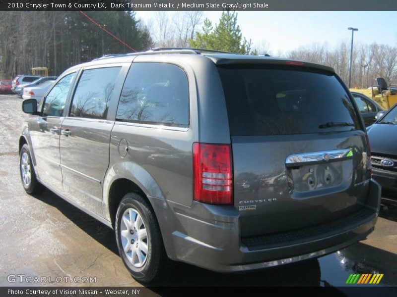 Dark Titanium Metallic / Medium Slate Gray/Light Shale 2010 Chrysler Town & Country LX