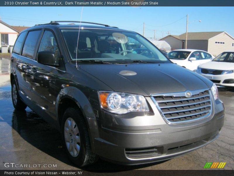 Dark Titanium Metallic / Medium Slate Gray/Light Shale 2010 Chrysler Town & Country LX