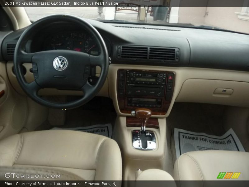 Indigo Blue Pearl / Beige 2001 Volkswagen Passat GLX Sedan