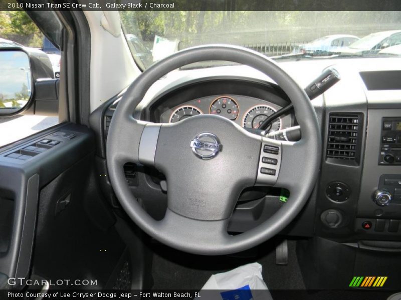 Galaxy Black / Charcoal 2010 Nissan Titan SE Crew Cab