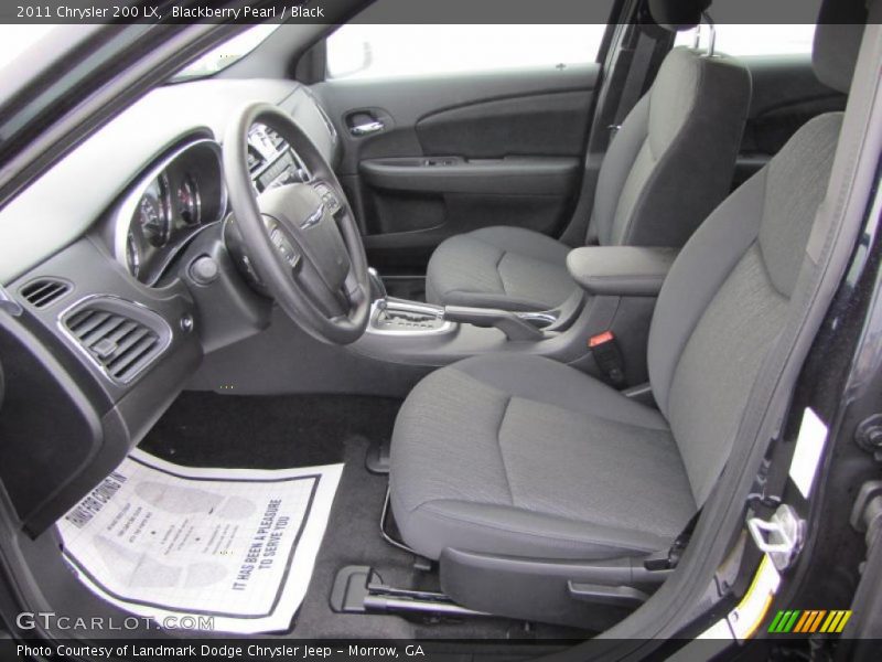  2011 200 LX Black Interior