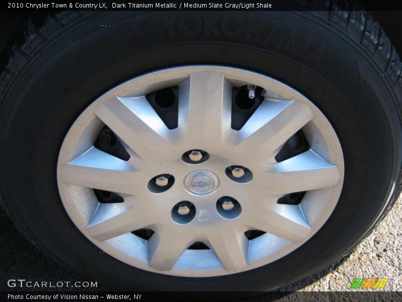 Dark Titanium Metallic / Medium Slate Gray/Light Shale 2010 Chrysler Town & Country LX