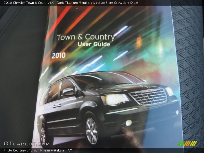Dark Titanium Metallic / Medium Slate Gray/Light Shale 2010 Chrysler Town & Country LX