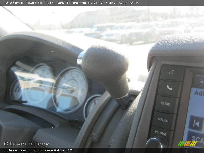 Dark Titanium Metallic / Medium Slate Gray/Light Shale 2010 Chrysler Town & Country LX