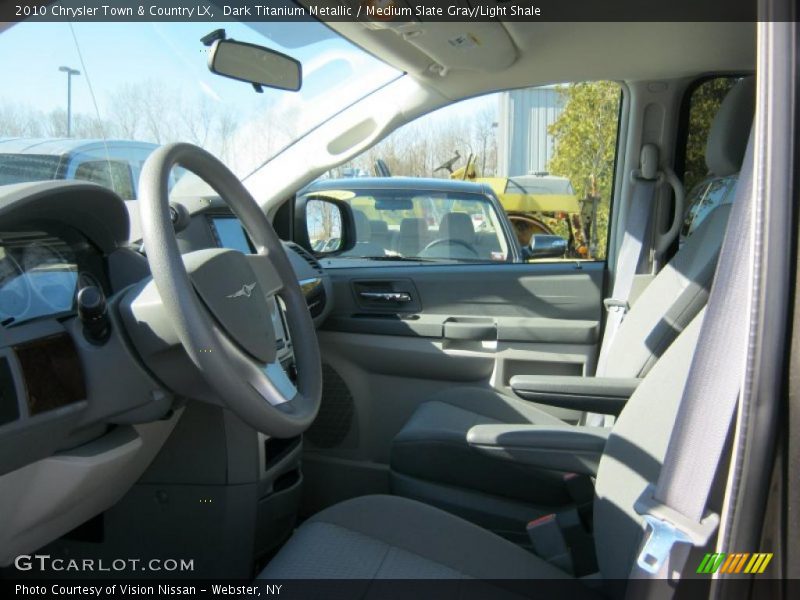 Dark Titanium Metallic / Medium Slate Gray/Light Shale 2010 Chrysler Town & Country LX