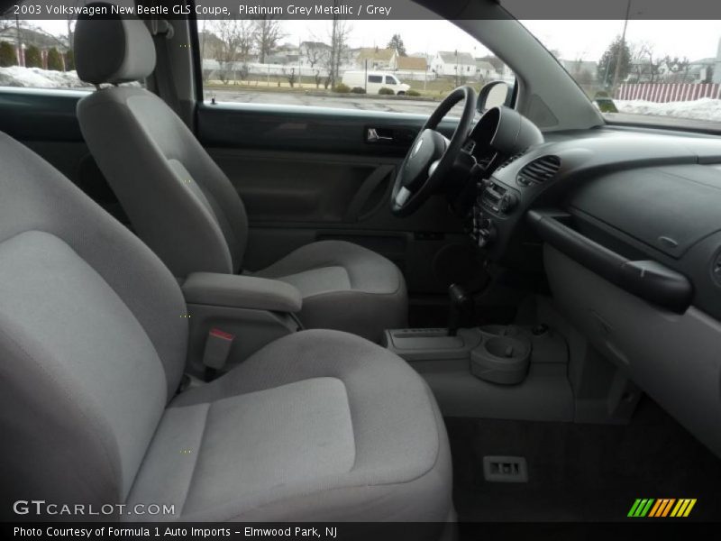 Platinum Grey Metallic / Grey 2003 Volkswagen New Beetle GLS Coupe