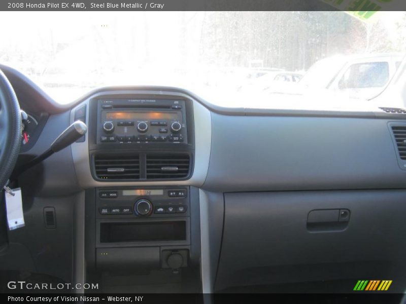 Steel Blue Metallic / Gray 2008 Honda Pilot EX 4WD