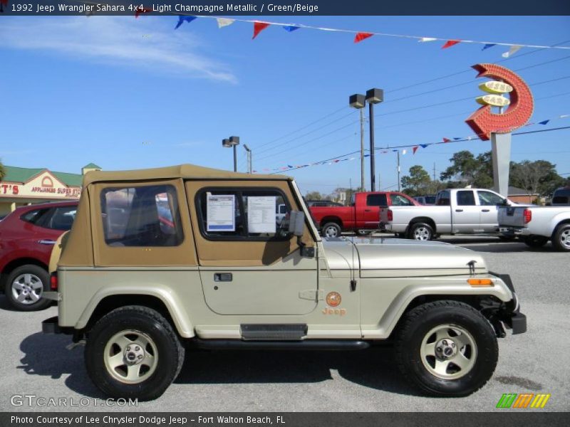  1992 Wrangler Sahara 4x4 Light Champagne Metallic