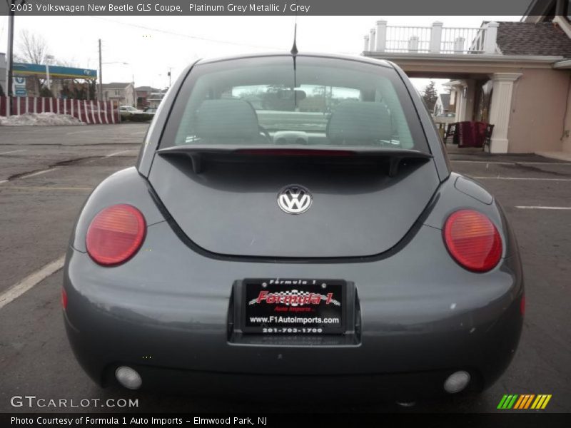 Platinum Grey Metallic / Grey 2003 Volkswagen New Beetle GLS Coupe