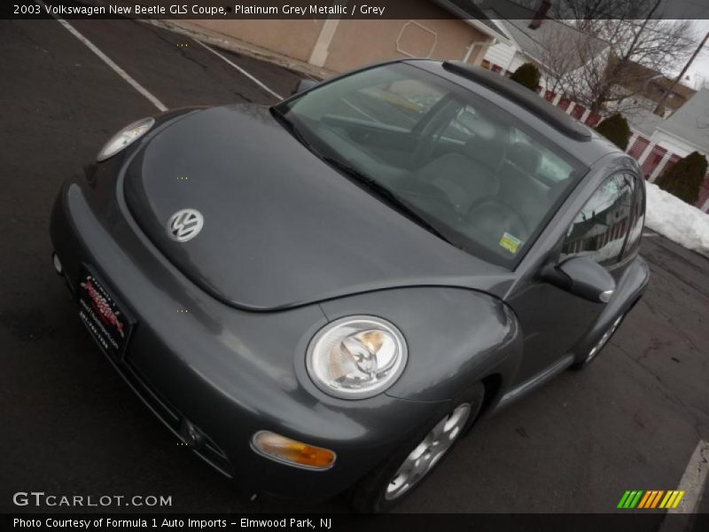 Platinum Grey Metallic / Grey 2003 Volkswagen New Beetle GLS Coupe