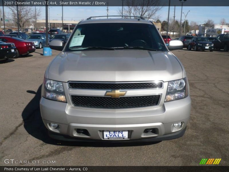 Silver Birch Metallic / Ebony 2007 Chevrolet Tahoe LTZ 4x4