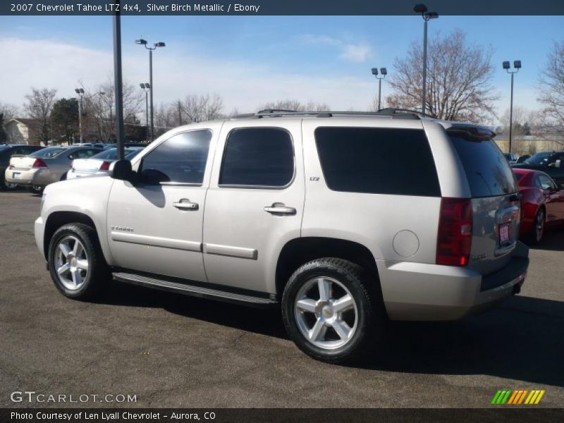 Silver Birch Metallic / Ebony 2007 Chevrolet Tahoe LTZ 4x4