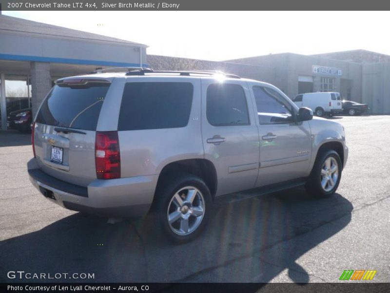 Silver Birch Metallic / Ebony 2007 Chevrolet Tahoe LTZ 4x4