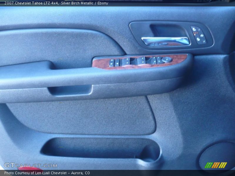 Silver Birch Metallic / Ebony 2007 Chevrolet Tahoe LTZ 4x4
