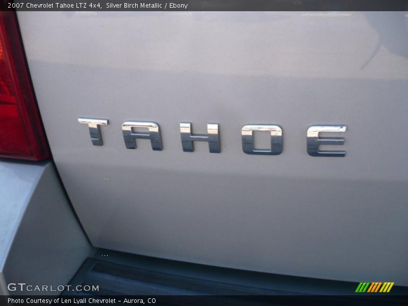 Silver Birch Metallic / Ebony 2007 Chevrolet Tahoe LTZ 4x4
