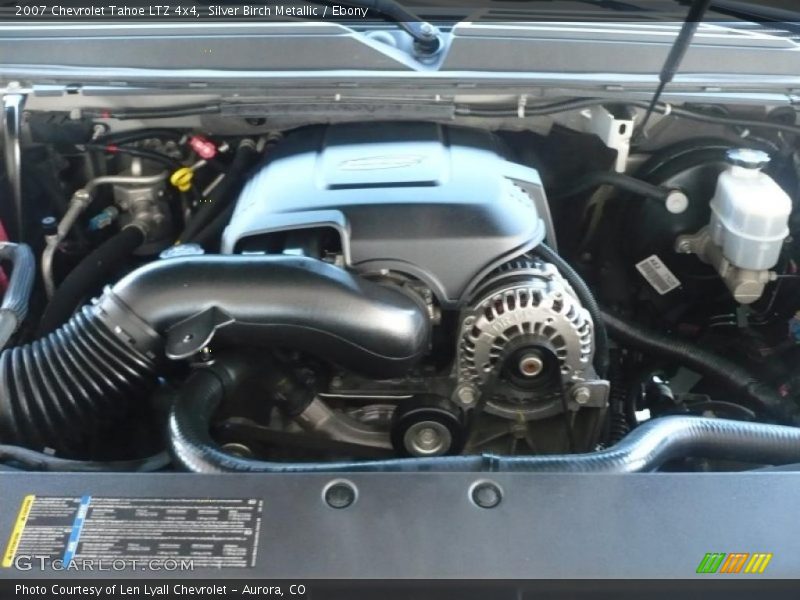 Silver Birch Metallic / Ebony 2007 Chevrolet Tahoe LTZ 4x4