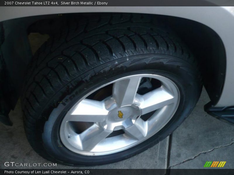 Silver Birch Metallic / Ebony 2007 Chevrolet Tahoe LTZ 4x4