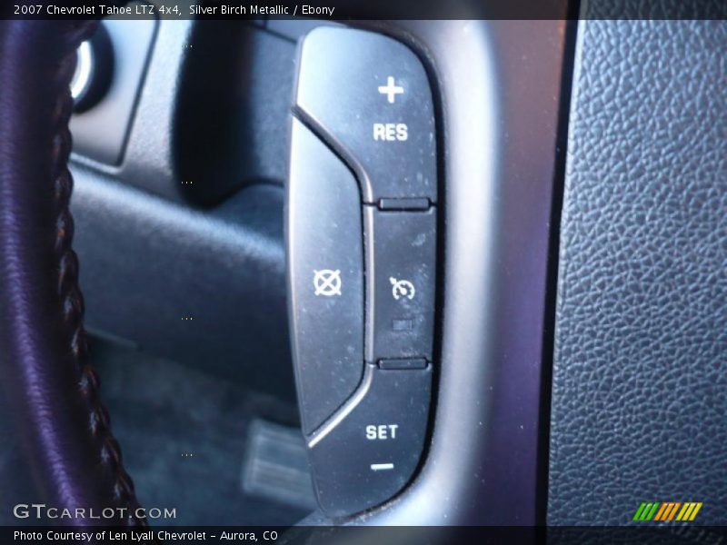 Silver Birch Metallic / Ebony 2007 Chevrolet Tahoe LTZ 4x4