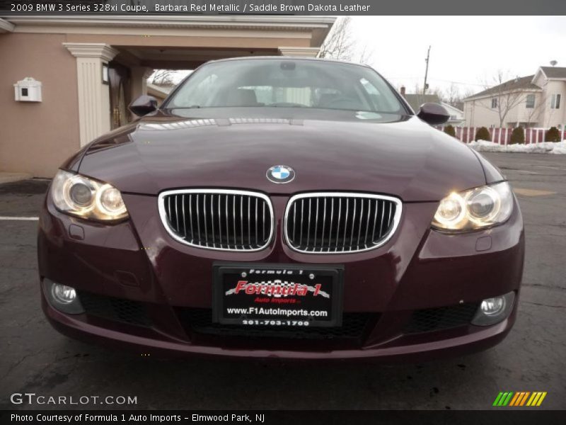 Barbara Red Metallic / Saddle Brown Dakota Leather 2009 BMW 3 Series 328xi Coupe