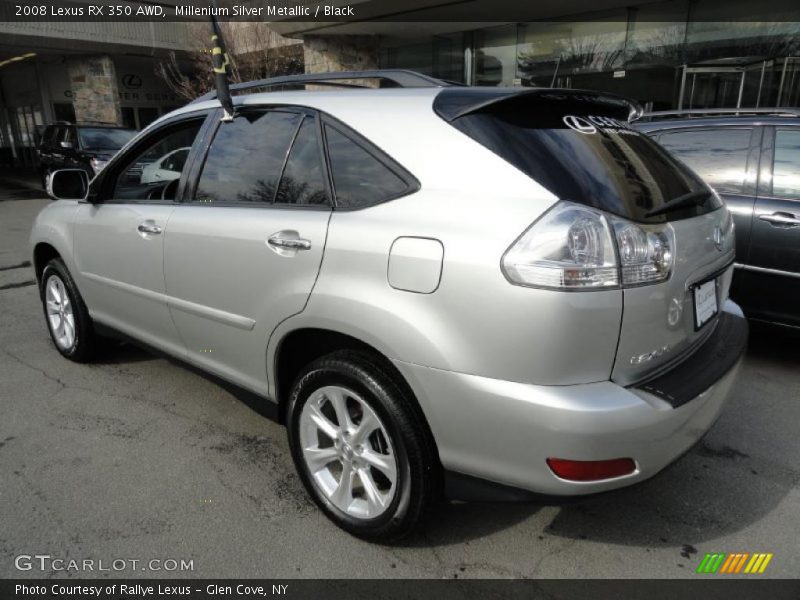 Millenium Silver Metallic / Black 2008 Lexus RX 350 AWD