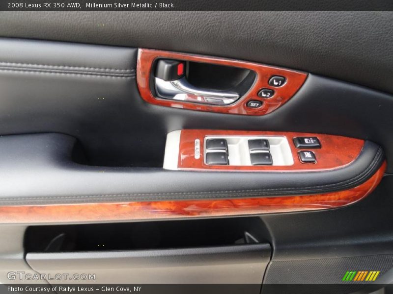 Millenium Silver Metallic / Black 2008 Lexus RX 350 AWD