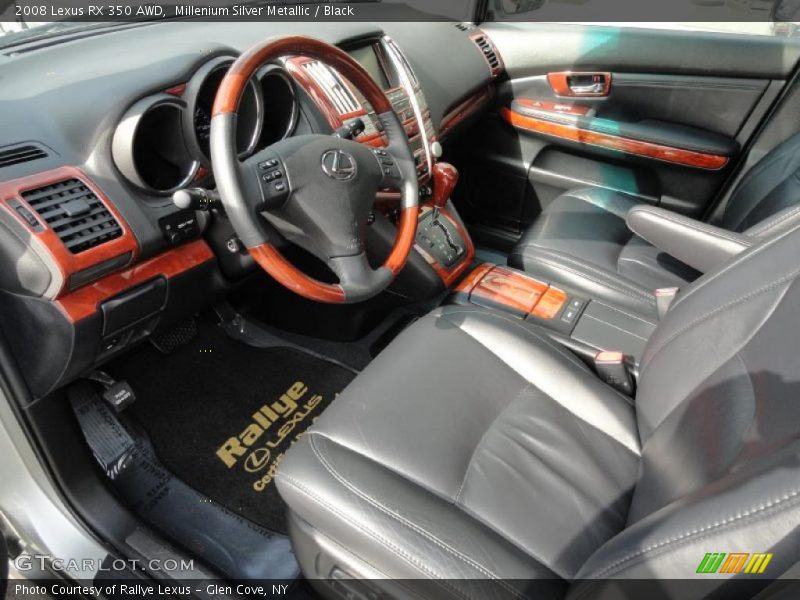 Millenium Silver Metallic / Black 2008 Lexus RX 350 AWD