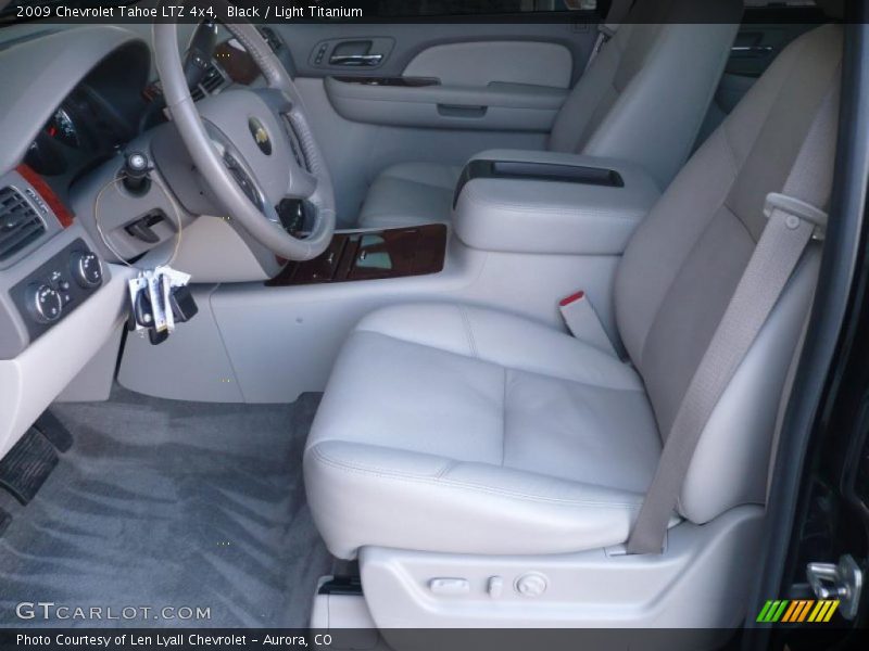 Black / Light Titanium 2009 Chevrolet Tahoe LTZ 4x4