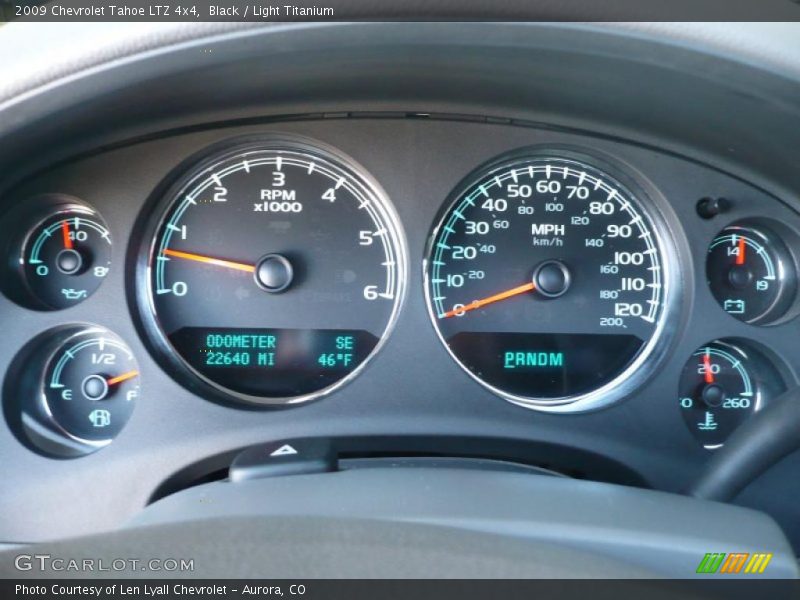 Black / Light Titanium 2009 Chevrolet Tahoe LTZ 4x4