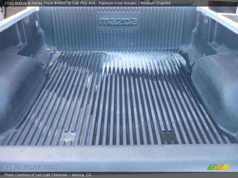 Platinum Frost Metallic / Medium Graphite 2001 Mazda B-Series Truck B4000 SE Cab Plus 4x4
