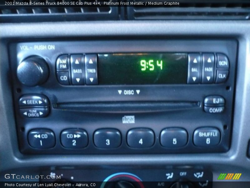 Controls of 2001 B-Series Truck B4000 SE Cab Plus 4x4