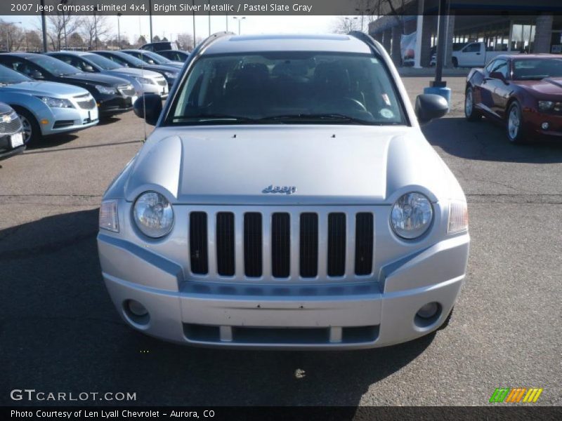 Bright Silver Metallic / Pastel Slate Gray 2007 Jeep Compass Limited 4x4