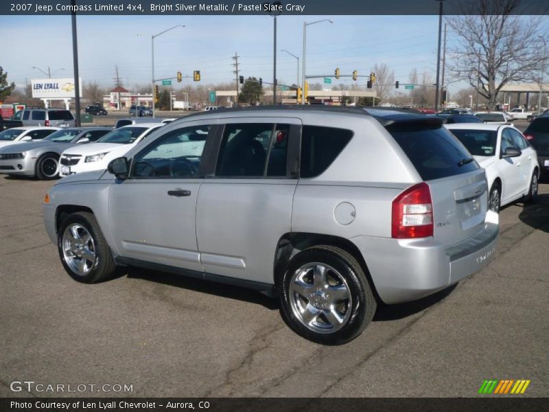 Bright Silver Metallic / Pastel Slate Gray 2007 Jeep Compass Limited 4x4