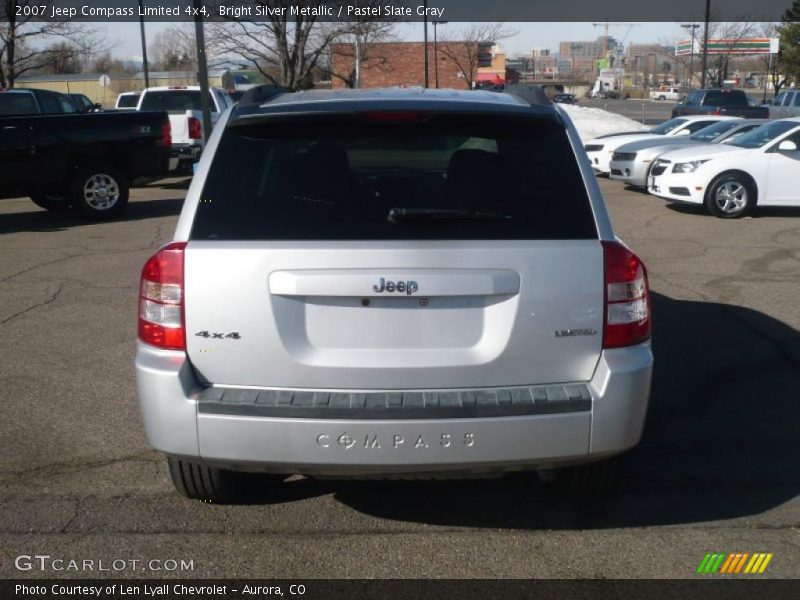 Bright Silver Metallic / Pastel Slate Gray 2007 Jeep Compass Limited 4x4