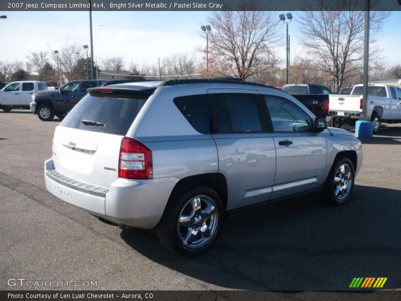 Bright Silver Metallic / Pastel Slate Gray 2007 Jeep Compass Limited 4x4