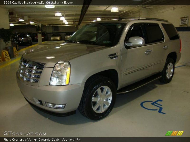 Quicksilver / Ebony 2008 Cadillac Escalade AWD