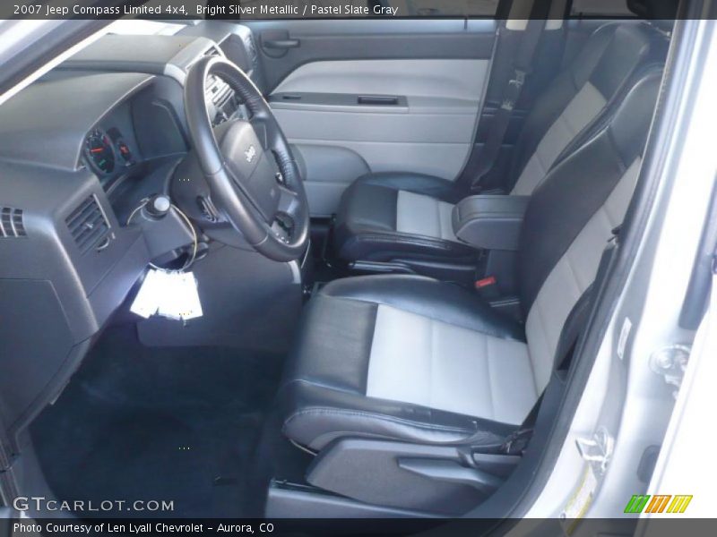 Bright Silver Metallic / Pastel Slate Gray 2007 Jeep Compass Limited 4x4