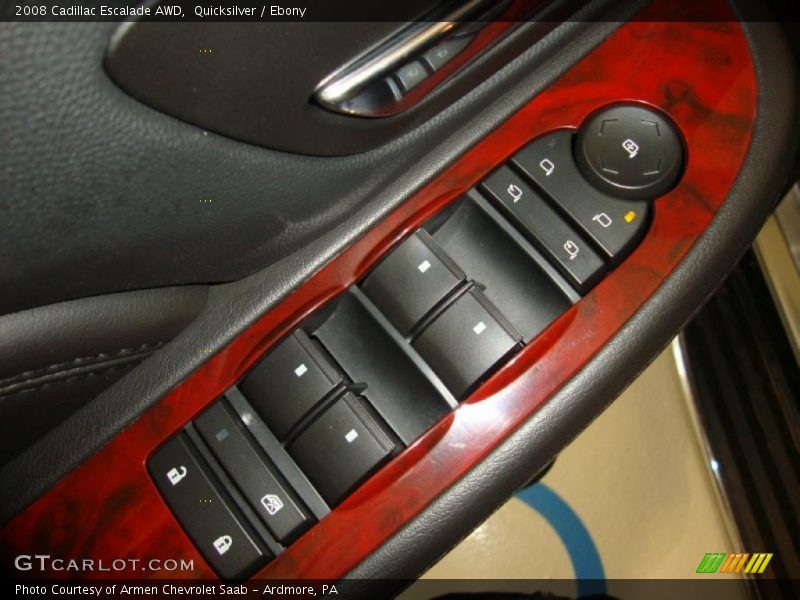 Quicksilver / Ebony 2008 Cadillac Escalade AWD