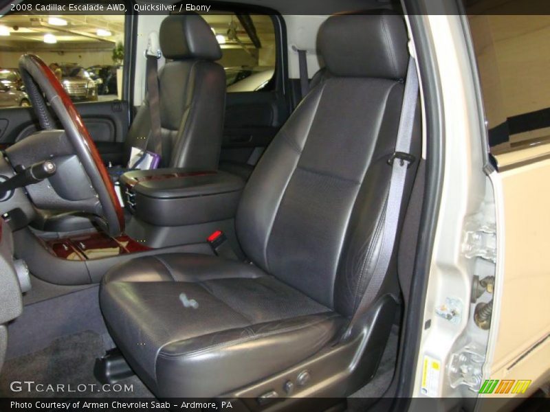 Quicksilver / Ebony 2008 Cadillac Escalade AWD