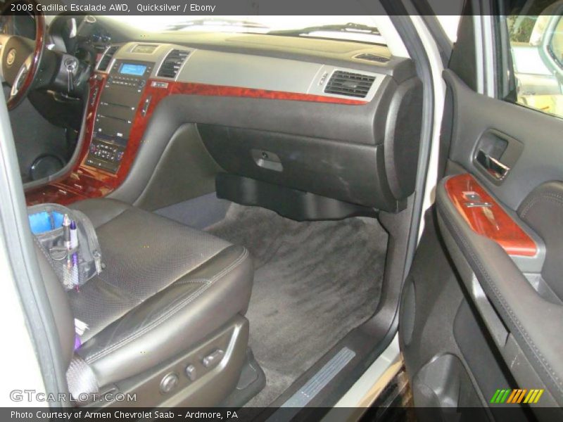 Quicksilver / Ebony 2008 Cadillac Escalade AWD