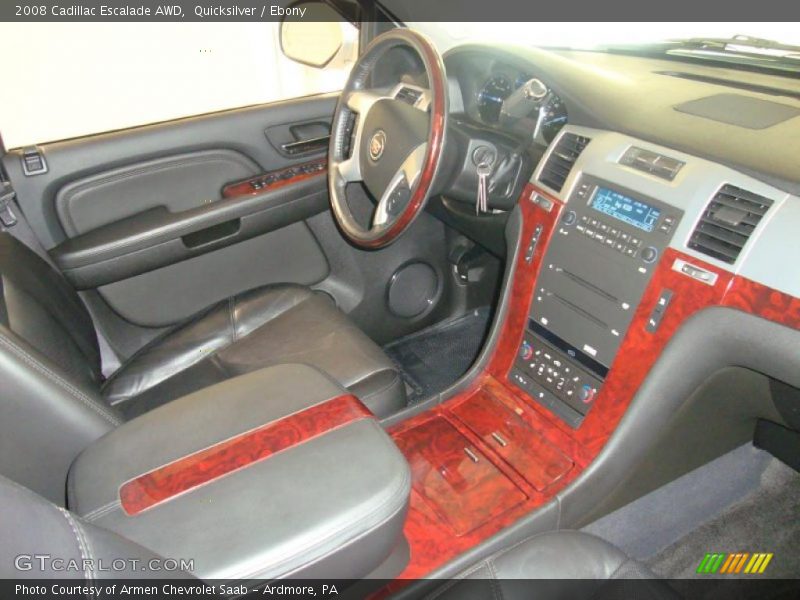 Quicksilver / Ebony 2008 Cadillac Escalade AWD