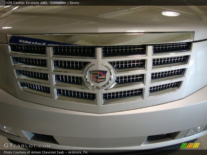 Quicksilver / Ebony 2008 Cadillac Escalade AWD