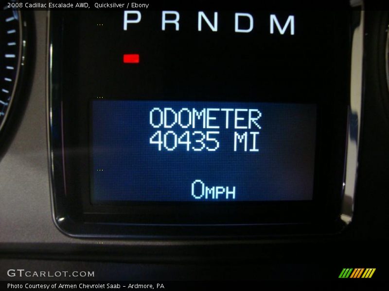 Quicksilver / Ebony 2008 Cadillac Escalade AWD