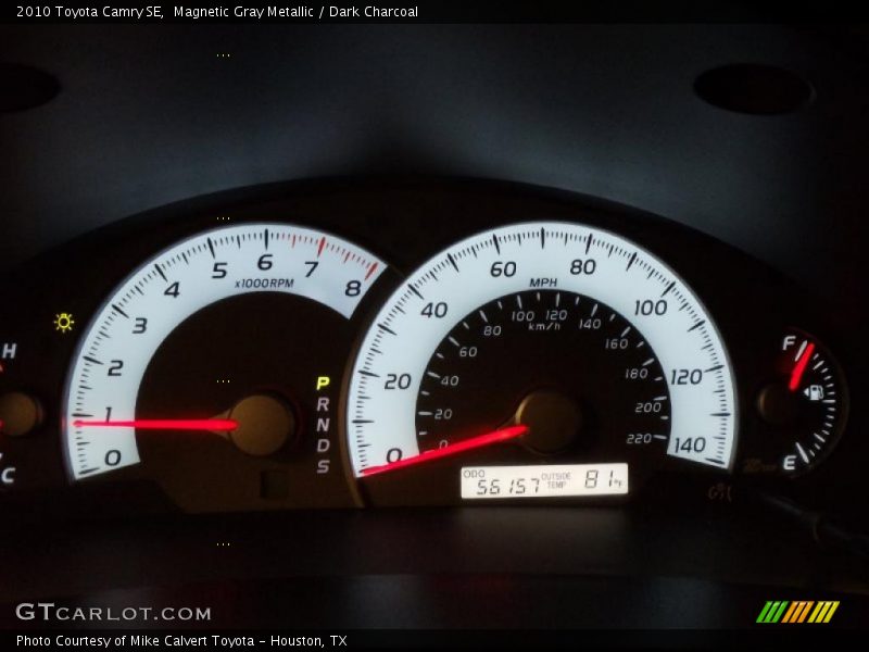 Magnetic Gray Metallic / Dark Charcoal 2010 Toyota Camry SE