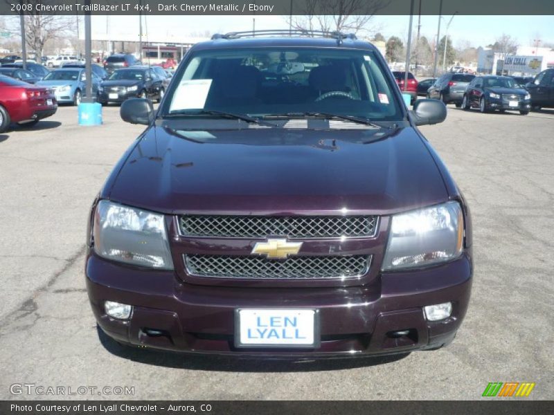 Dark Cherry Metallic / Ebony 2008 Chevrolet TrailBlazer LT 4x4