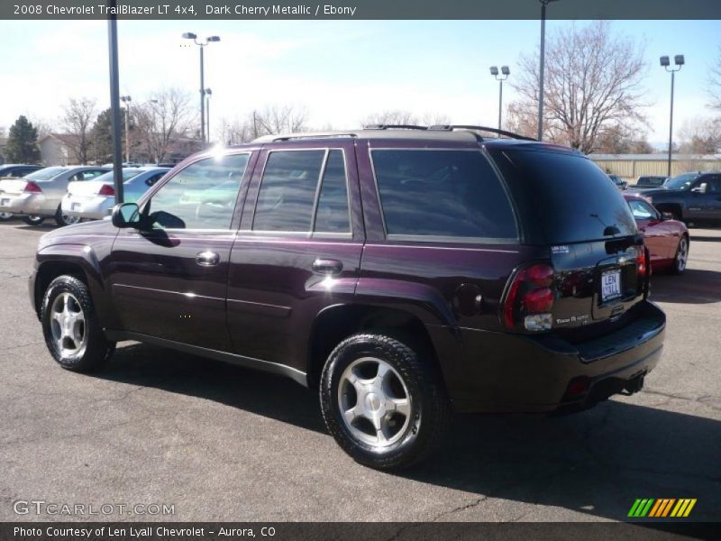 Dark Cherry Metallic / Ebony 2008 Chevrolet TrailBlazer LT 4x4