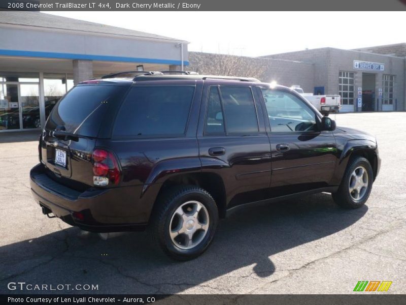 Dark Cherry Metallic / Ebony 2008 Chevrolet TrailBlazer LT 4x4